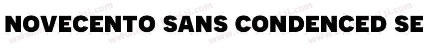 novecento sans condenced semibold字体转换